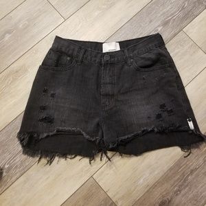 One teaspoon black shorts